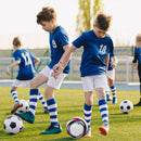 Bola de Futebol Oficial Tamanho 5 – Costura Automática, PVC, Resistente, Antiderrapante para Treino e Partidas