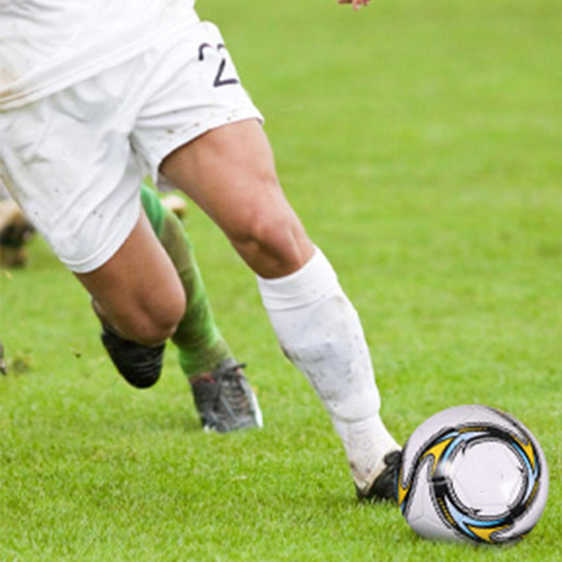 Bola de Futebol Oficial Tamanho 5 – Costura Automática, PVC, Resistente, Antiderrapante para Treino e Partidas