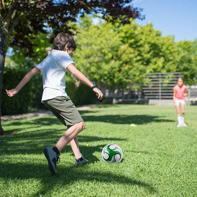 Bola de Futebol Oficial Tamanho 5 – Costura Automática, PVC, Resistente, Antiderrapante para Treino e Partidas