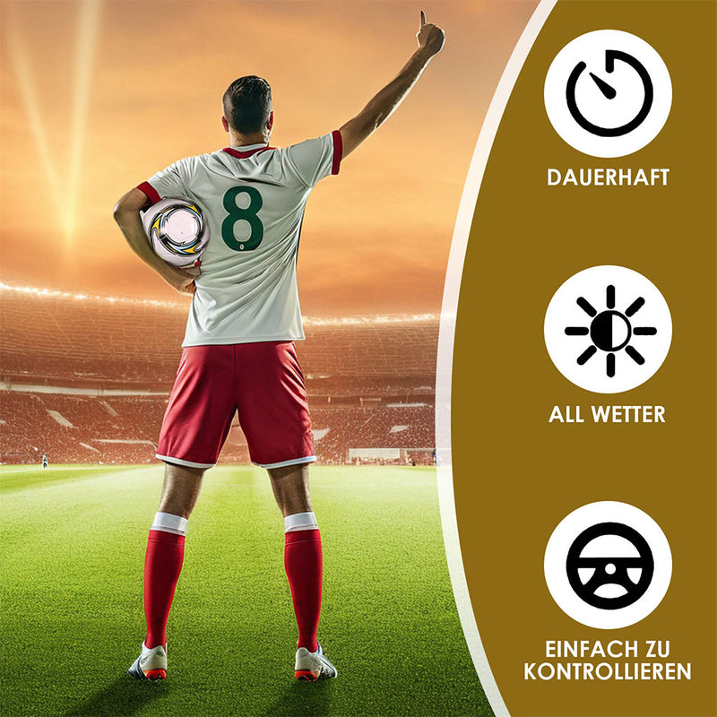 Bola de Futebol Oficial Tamanho 5 – Costura Automática, PVC, Resistente, Antiderrapante para Treino e Partidas