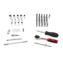 Kit de Ferramentas 46 Peças com Chave Catraca Reversível e Maleta – Manutenção e Reparos