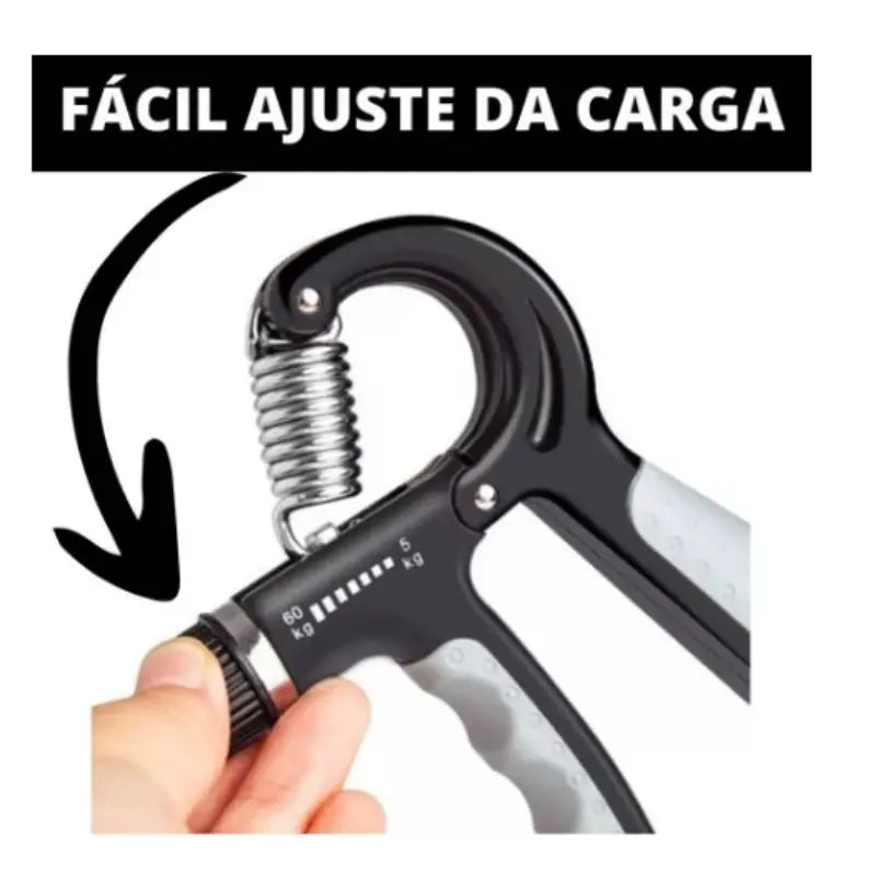 Hand Grip Ajustável com Mola – Exercitador de Antebraço e Mãos