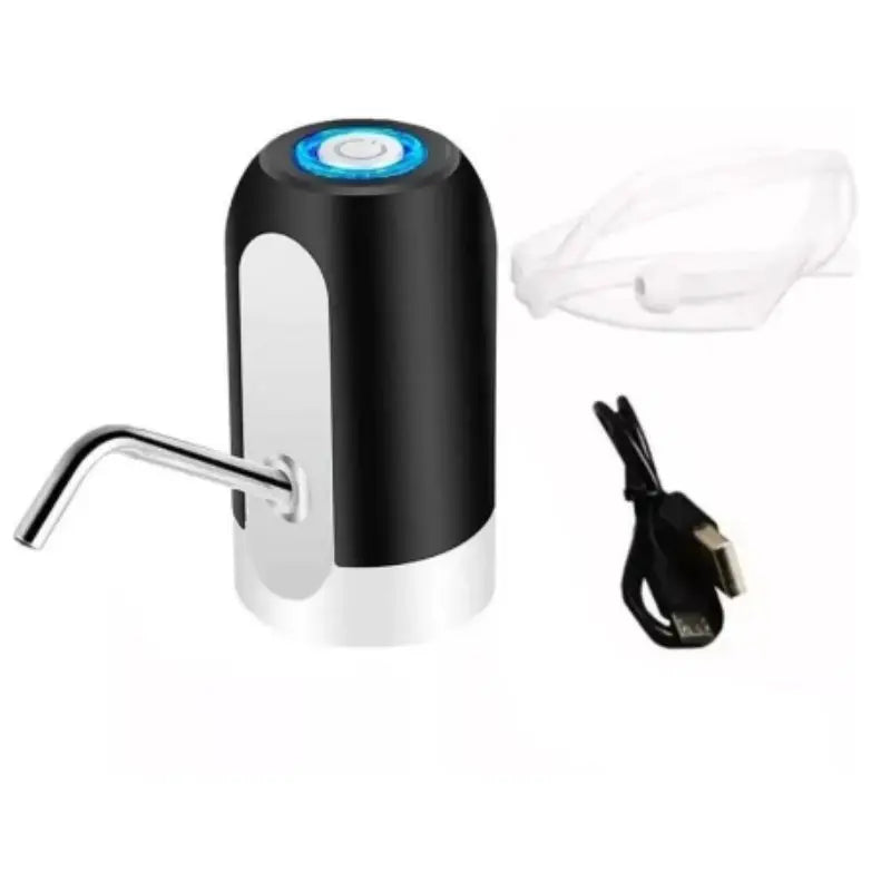 Bomba Elétrica Universal para Galão de Água – Recarregável via USB Digital