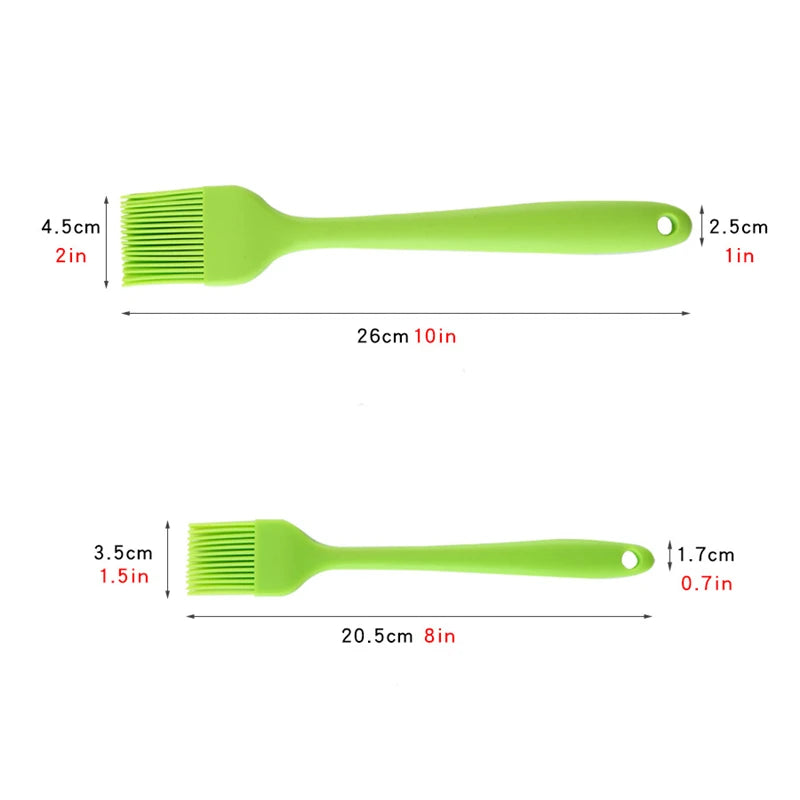 Óleo de silicone de qualidade alimentar e pincel para untar – Pincel de pastelaria resistente ao calor para churrasco, cozinha e panificação