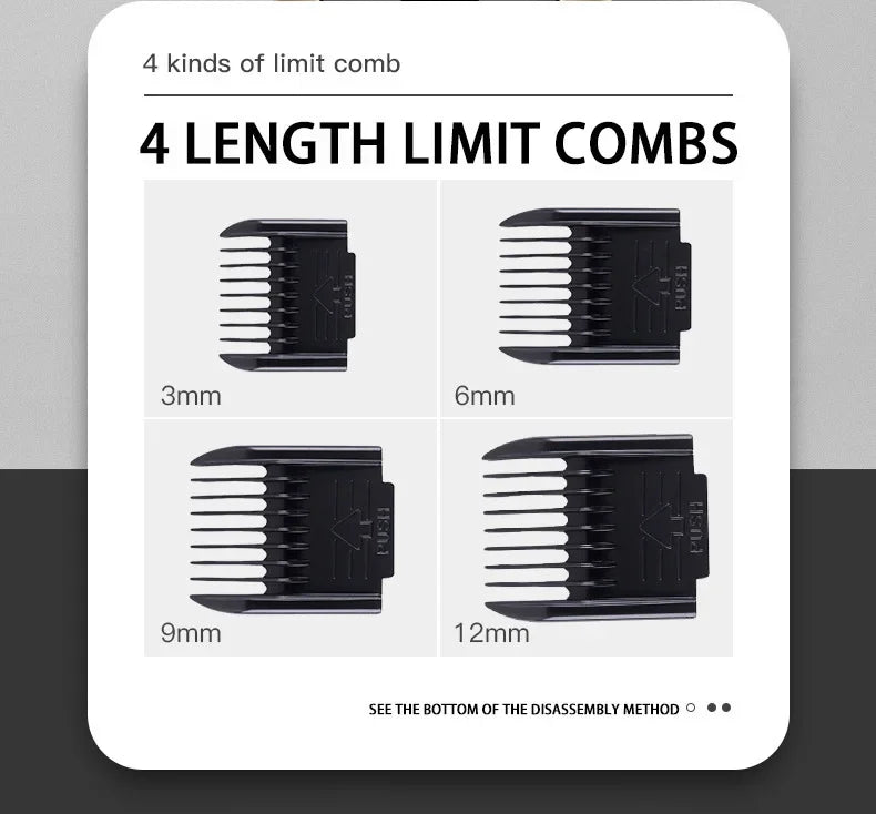 Máquina de Tosa Profissional para Cães – Aparador Elétrico Recarregável USB, Silenciosa e Precisa