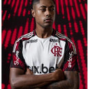 Camisa Flamengo 2025 Away – Infantil e Adulto, Secagem Rápida, Manga Curta, Confortável e Solta