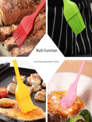 Óleo de silicone de qualidade alimentar e pincel para untar – Pincel de pastelaria resistente ao calor para churrasco, cozinha e panificação