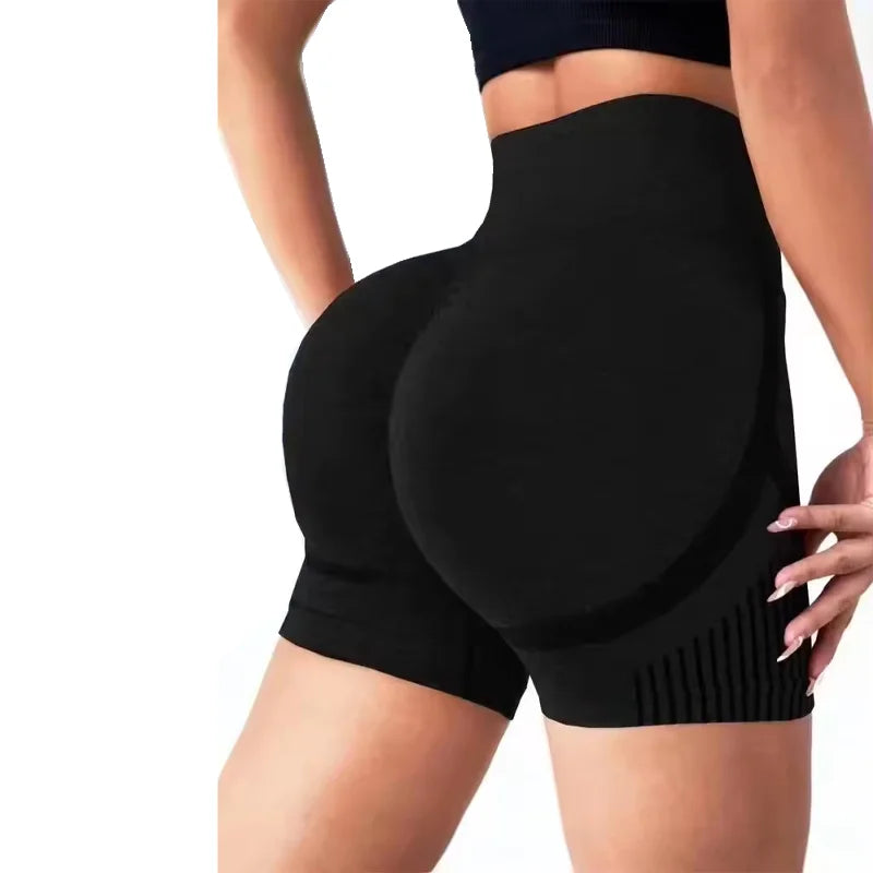 Shorts Fitness Feminino Cintura Alta – Modela o Bumbum e Garante Conforto no Yoga, Academia e Corrida