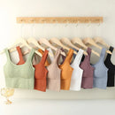 Top Esportivo Feminino Sem Costura – Sustentação, Conforto e Respirabilidade para Yoga, Academia e Treinos