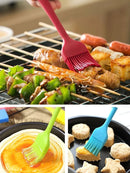 Óleo de silicone de qualidade alimentar e pincel para untar – Pincel de pastelaria resistente ao calor para churrasco, cozinha e panificação