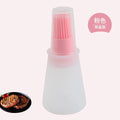 Frasco de óleo de silicone e pincel para churrasco – Utensílio resistente a altas temperaturas para cozinha e churrasco