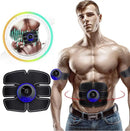 Massageador Muscular Abdominal – Treino para Abdômen e Braços, Recarregável via USB, Ideal para Uso em Casa e Fitness Masculino