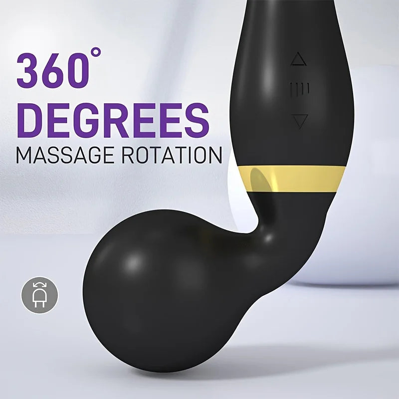 Mini Massageador Portátil – 20 Modos e 8 Vibrações para Alívio de Tensão Muscular nas Costas, Pescoço, Ombros, Pernas e Pés – Massagem Profunda