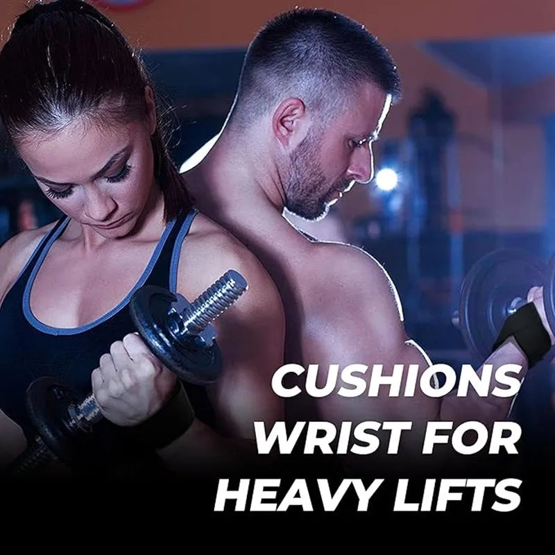 Strap de Levantamento de Peso Ajustável – Suporte Antiderrapante para Punho, Mais Força e Segurança na Musculação
