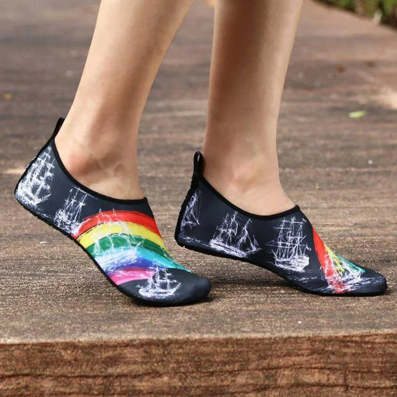 Sapatilhas Aquáticas Unissex – Conforto e Proteção para Praia, Natação, Surf e Mergulho