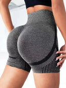 Shorts Fitness Feminino Cintura Alta – Modela o Bumbum e Garante Conforto no Yoga, Academia e Corrida