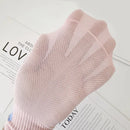 5 Pares de Meias Infantis – Macias, Respirável e Antirrugas, Com Estampa de Coração para Crianças