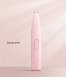 Aparador Elétrico para Pets – Cortador de Pelos Silencioso 360°, Recarregável via USB, para Patas de Cães e Gatos