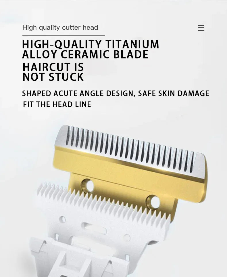 Máquina de Tosa Profissional para Cães – Aparador Elétrico Recarregável USB, Silenciosa e Precisa