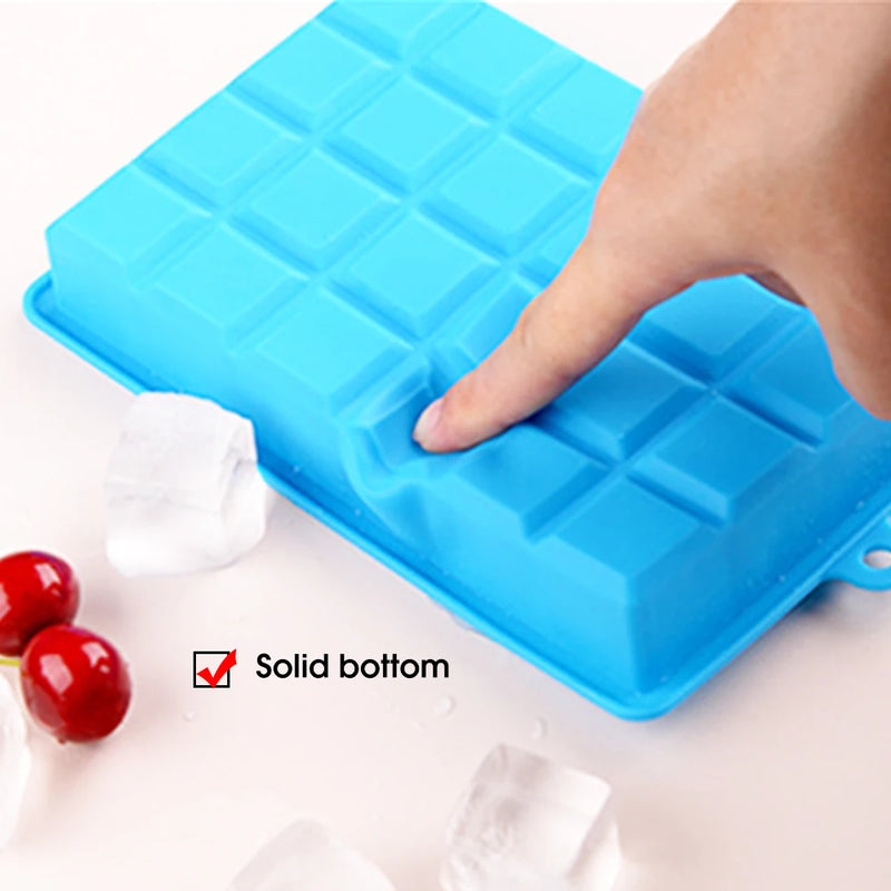 Molde de Silicone 24 Cubos com/sem Tampa – Forma para Gelo, Papinha, Queijo, Gelatina e Drinks | Utensílio de Cozinha