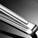 Pinça para alimentos e churrasco em aço inoxidável – Utensílio de cozinha longo para carne, salada, bife e servir alimentos