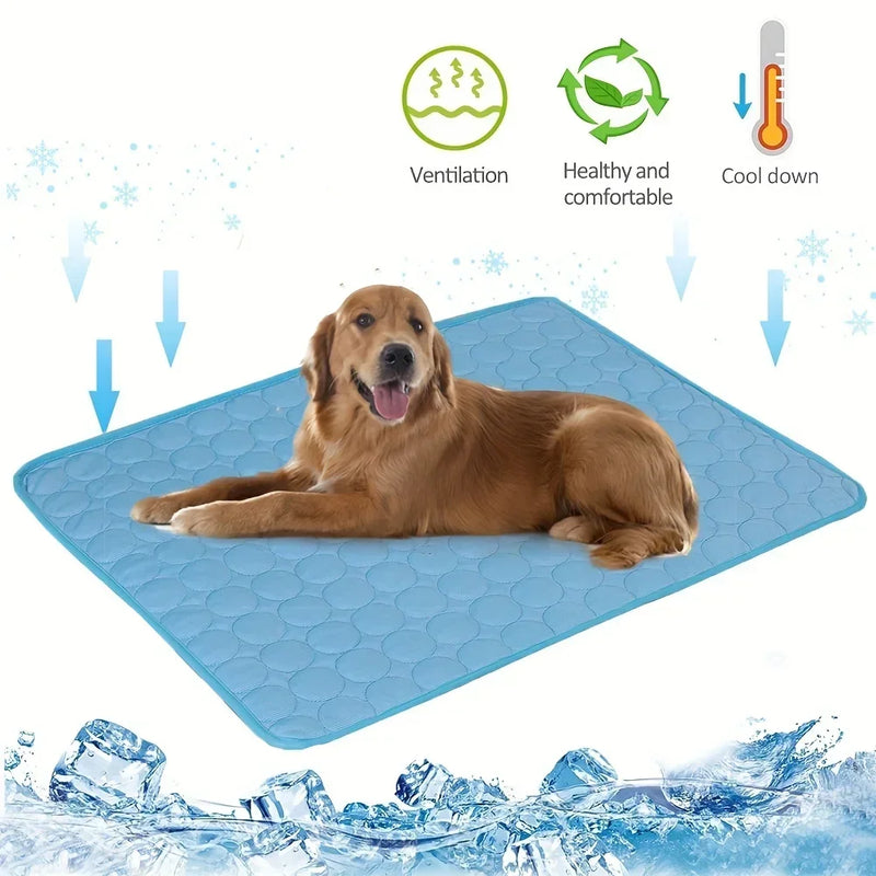 Tapete Refrescante para Pets – Gato e Cão, Conforto e Frescor no Verão, Sofá e Cama Macia