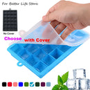 Molde de Silicone 24 Cubos com/sem Tampa – Forma para Gelo, Papinha, Queijo, Gelatina e Drinks | Utensílio de Cozinha