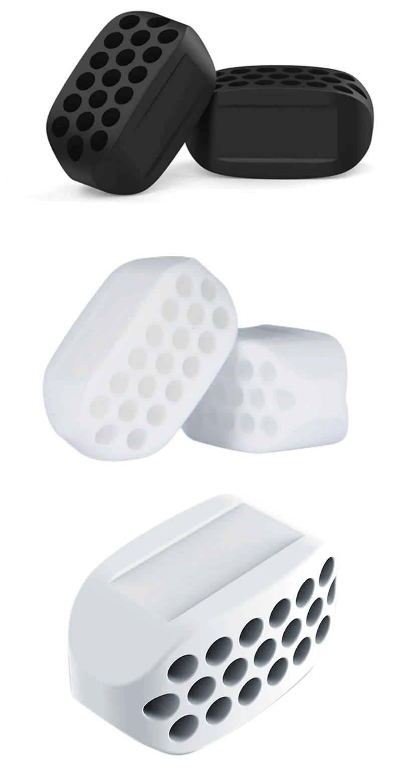 Exercitador Facial de Silicone – Defina o Maxilar, Tonifique o Pescoço e Reduza a Papada