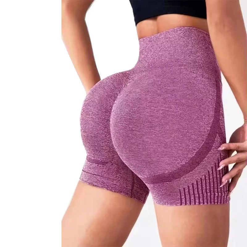 Shorts Fitness Feminino Cintura Alta – Modela o Bumbum e Garante Conforto no Yoga, Academia e Corrida