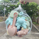 Kit de Brinquedos de Praia 1/5/11 Peças – Balde Dobrável e Acessórios para Crianças, Diversão ao Ar Livre