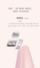 Aparador Elétrico para Pets – Cortador de Pelos Silencioso 360°, Recarregável via USB, para Patas de Cães e Gatos