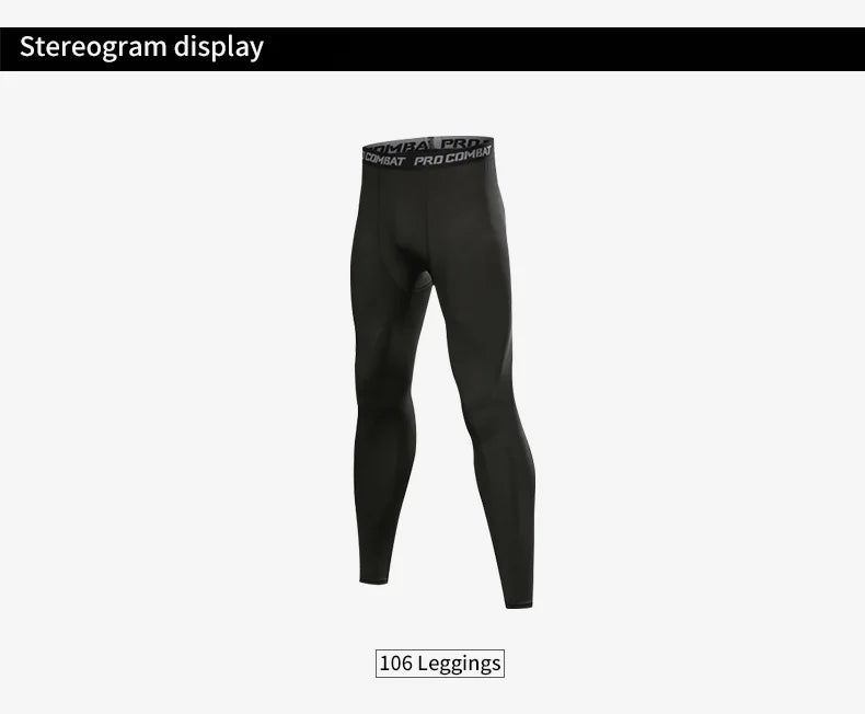 Calça de Compressão Masculina – Treino e Corrida, Secagem Rápida e Conforto em Todas as Estações