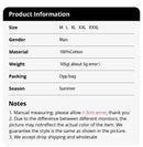 Regata Masculina de Algodão Leve – Conforto e Estilo para Academia e Uso Casual em Todas as Estações