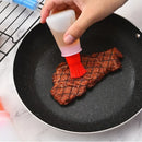 Frasco de óleo de silicone e pincel para churrasco – Utensílio resistente a altas temperaturas para cozinha e churrasco