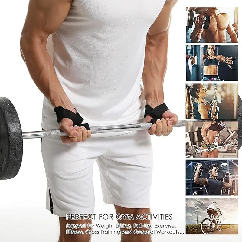 Strap de Levantamento de Peso Ajustável – Suporte Antiderrapante para Punho, Mais Força e Segurança na Musculação