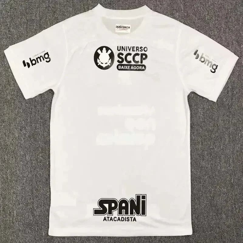 2025 Corinthians Home and Away Jerseys Football Jerseys 3D Printed Breathable Sports Training Men Tees Tops Kids Clothing