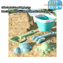 Kit de Brinquedos de Praia 1/5/11 Peças – Balde Dobrável e Acessórios para Crianças, Diversão ao Ar Livre