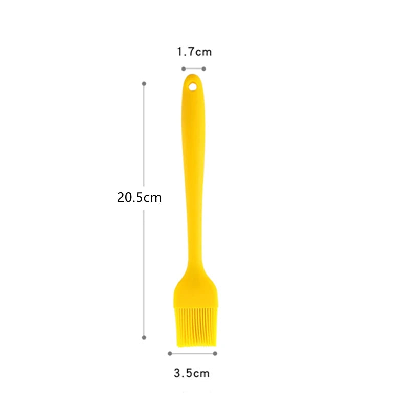 Óleo de silicone de qualidade alimentar e pincel para untar – Pincel de pastelaria resistente ao calor para churrasco, cozinha e panificação
