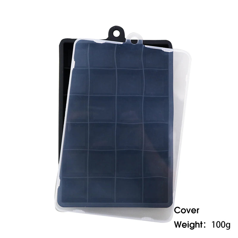 Molde de Silicone 24 Cubos com/sem Tampa – Forma para Gelo, Papinha, Queijo, Gelatina e Drinks | Utensílio de Cozinha