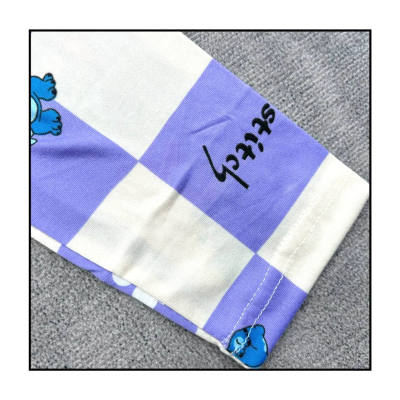 Conjunto Infantil Stitch e Angel – Pijama de Manga Longa para Meninos e Meninas, Conforto na Primavera