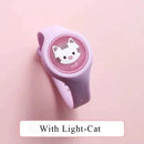 Pulseira Repelente de Mosquito Infantil – Silicone à Prova d’Água com Animais, Proteção Anti-Insetos para Crianças