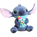 Pelúcia Stitch Azul e Rosa – Brinquedo de Pelúcia Stitch, Presente de Natal para Crianças