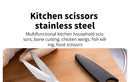 Tesoura Multifuncional de Aço Inox – Corte de Frango, Peixe, Nozes e Abridor de Garrafas para Cozinha