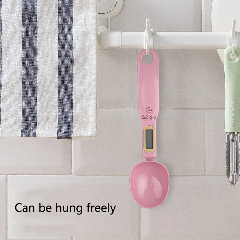 Balança Digital Tipo Colher com Display LCD – Medição Precisa de 0,1g a 500g para Café, Farinha e Temperos