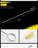 Conjunto de utensílios para churrasco em aço inoxidável – Conjunto portátil para churrasco ao ar livre com bolsa de armazenamento para grelhar e assar