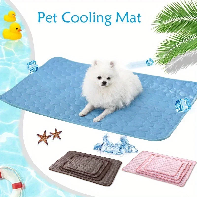 Tapete Refrescante para Pets – Gato e Cão, Conforto e Frescor no Verão, Sofá e Cama Macia