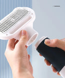 Kit 3 em 1 para Pets – Secador Silencioso para Cães com Escova, Pente para Gatos e Cães, Baixo Ruído e Controle de Temperatura