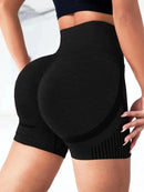 Shorts Fitness Feminino Cintura Alta – Modela o Bumbum e Garante Conforto no Yoga, Academia e Corrida