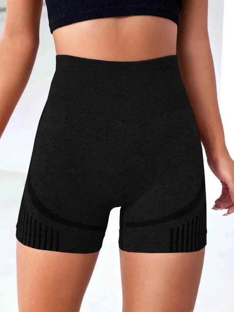 Shorts Fitness Feminino Cintura Alta – Modela o Bumbum e Garante Conforto no Yoga, Academia e Corrida