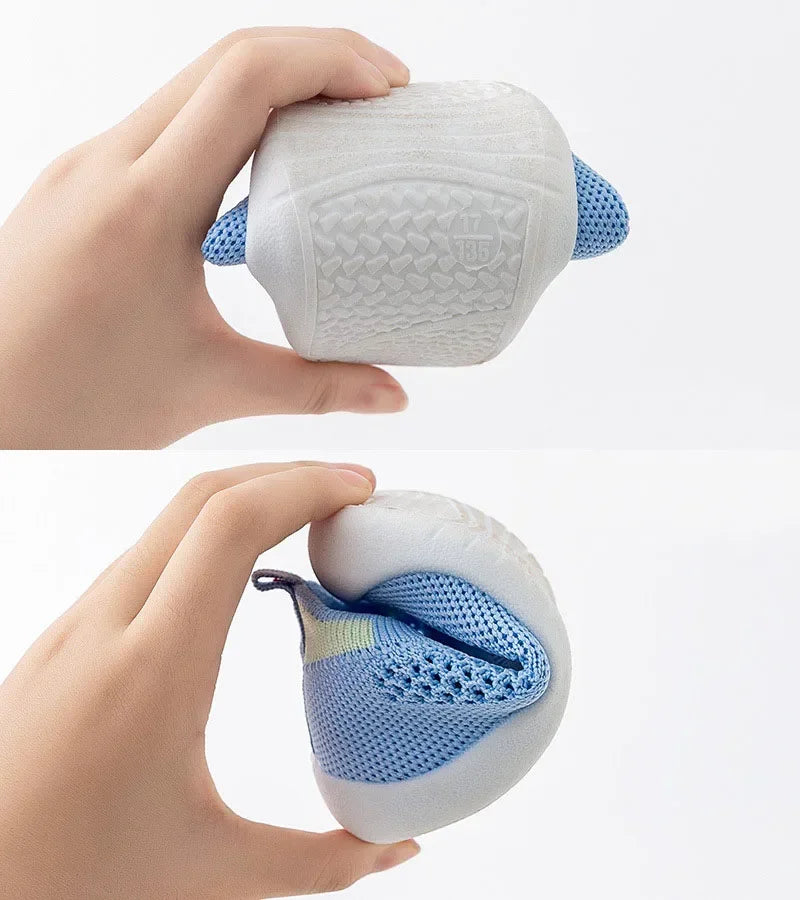 Tênis Infantil Respirável – Leve, Macio e Antiderrapante para Meninos e Meninas, Primavera e Verão